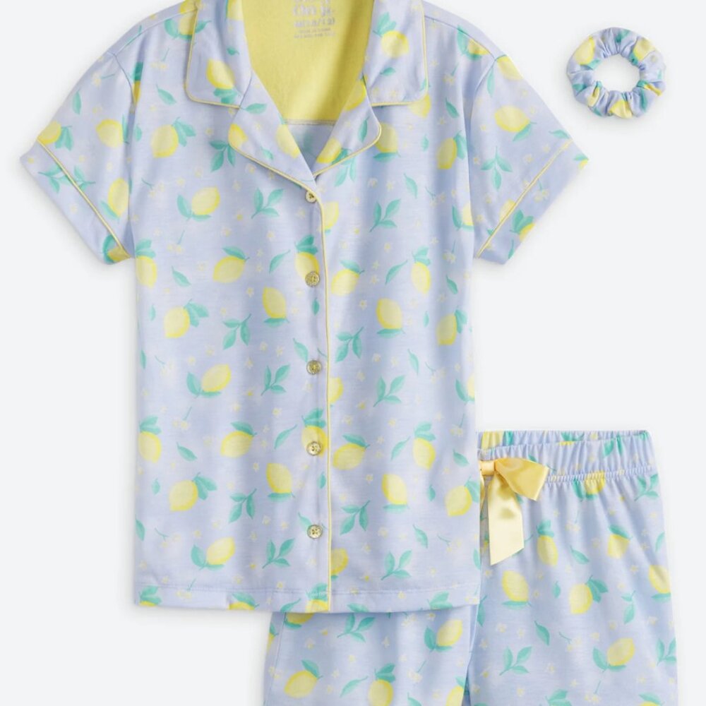 "Sleep On It" Lemon PJ Set